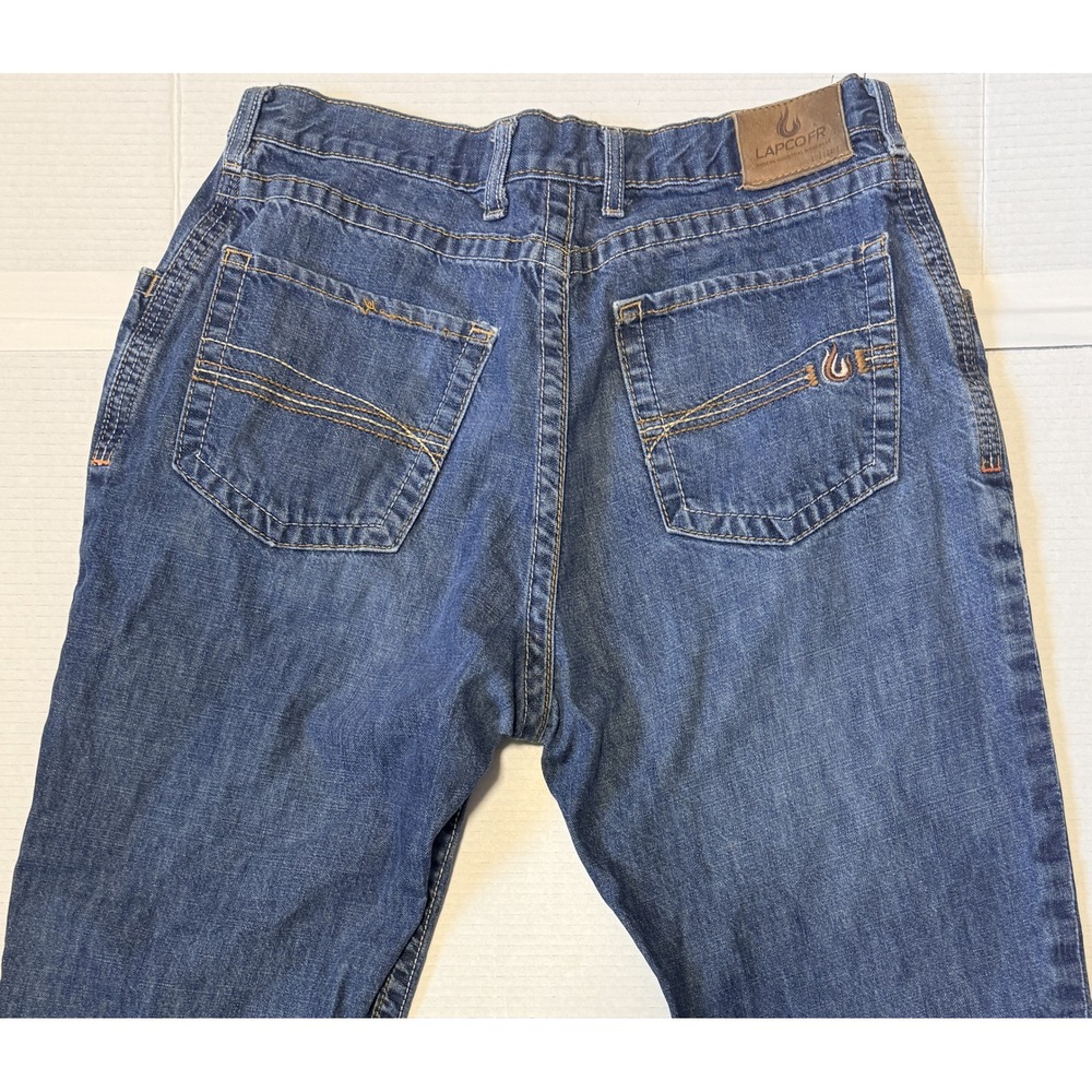 LAPCO FR - Men's Work Jeans - Blue Flame Resistant Denim P-INDM10 - Size 34X30